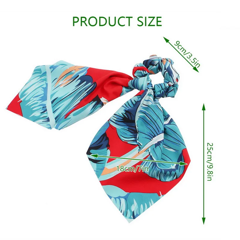 

2021 Chiffon Bowknot Elastic Hair Bands for Women Girls Scrunchies Headband Hair Ties Ponytail Holder Fashion Hair Accessories