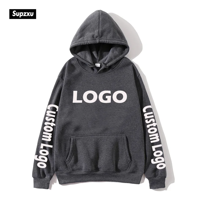 Дропшиппинг Пользовательский логотип Балахон Дамы мужской DIY текст фото пуловер