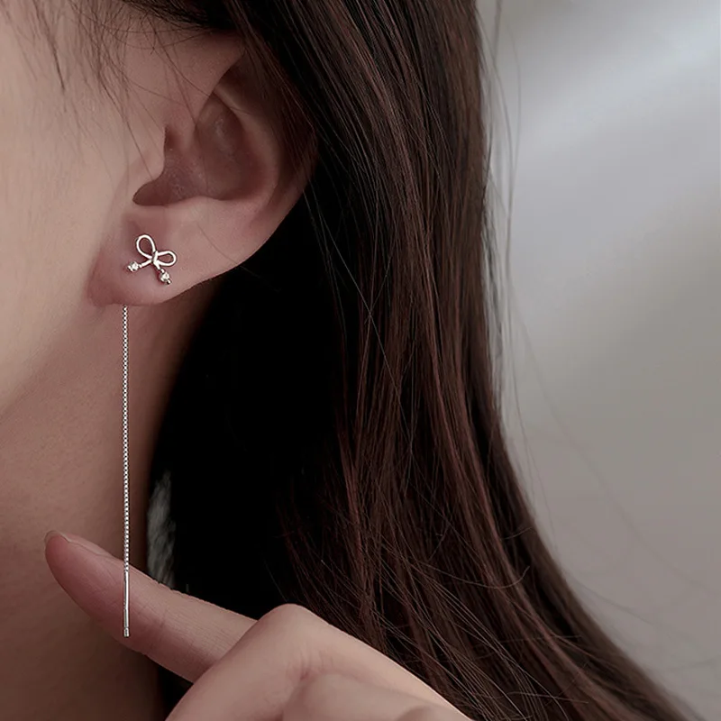 

Серьги-подвески женские из серебра 925 пробы, eh726