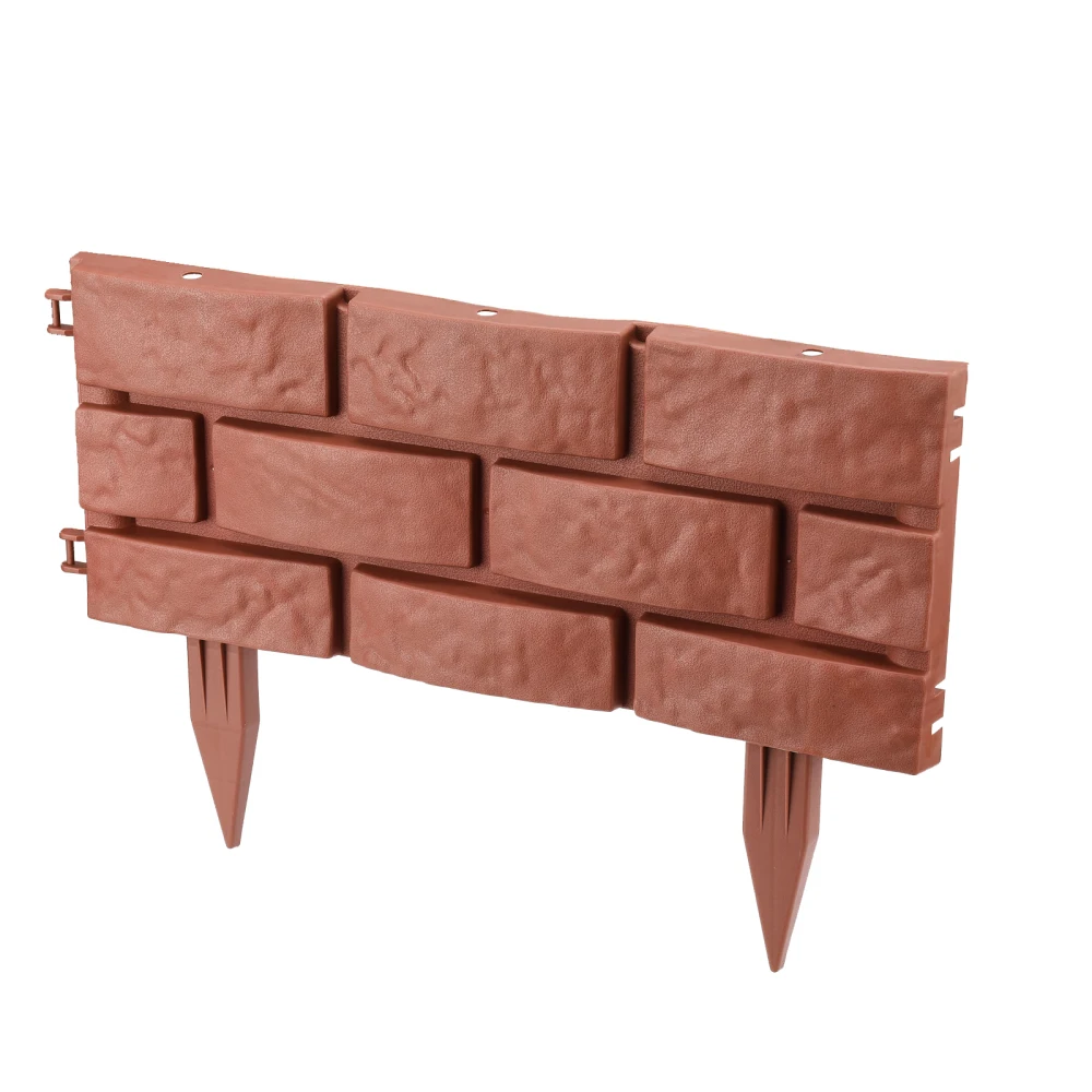 

Garden Fence Decorative Frame Non-digging Spikes Iron Style Landscape Flexible Ornamental Simple Durable Recycled Plastic