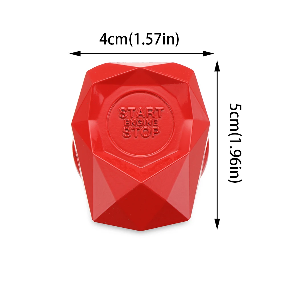 Стильная крышка переключателя пуска автомобиля 1 шт. предотвращает царапины