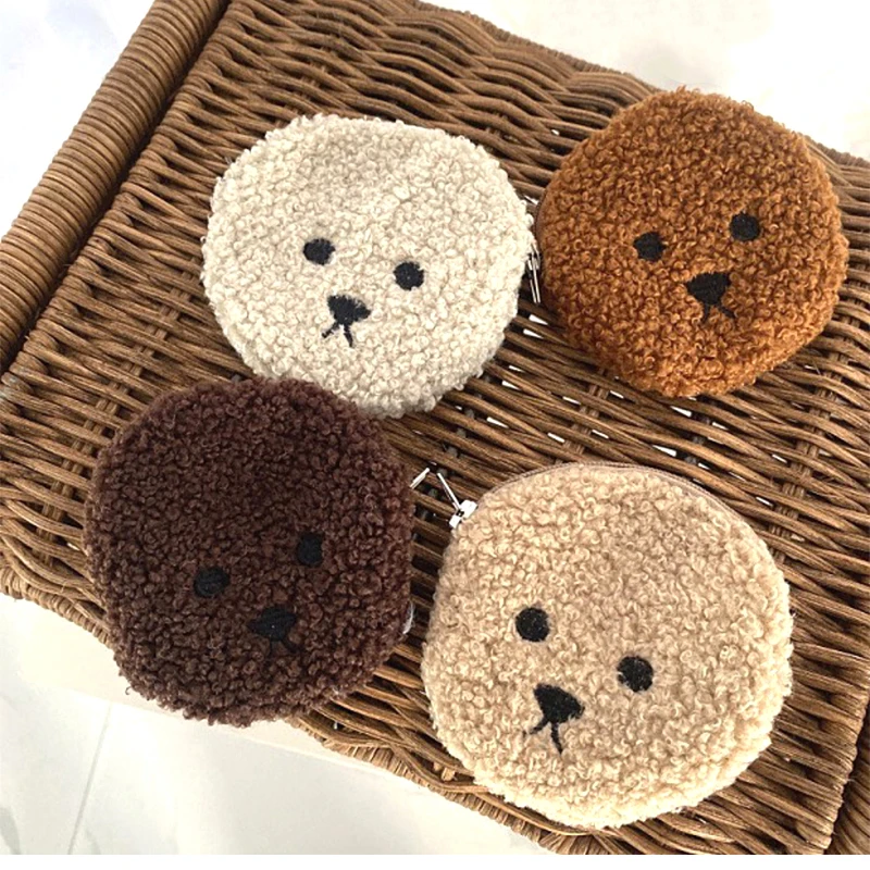 BoxiKawaii плюшевый Кошелек с животными игрушка мини милый мультяшный пушистый