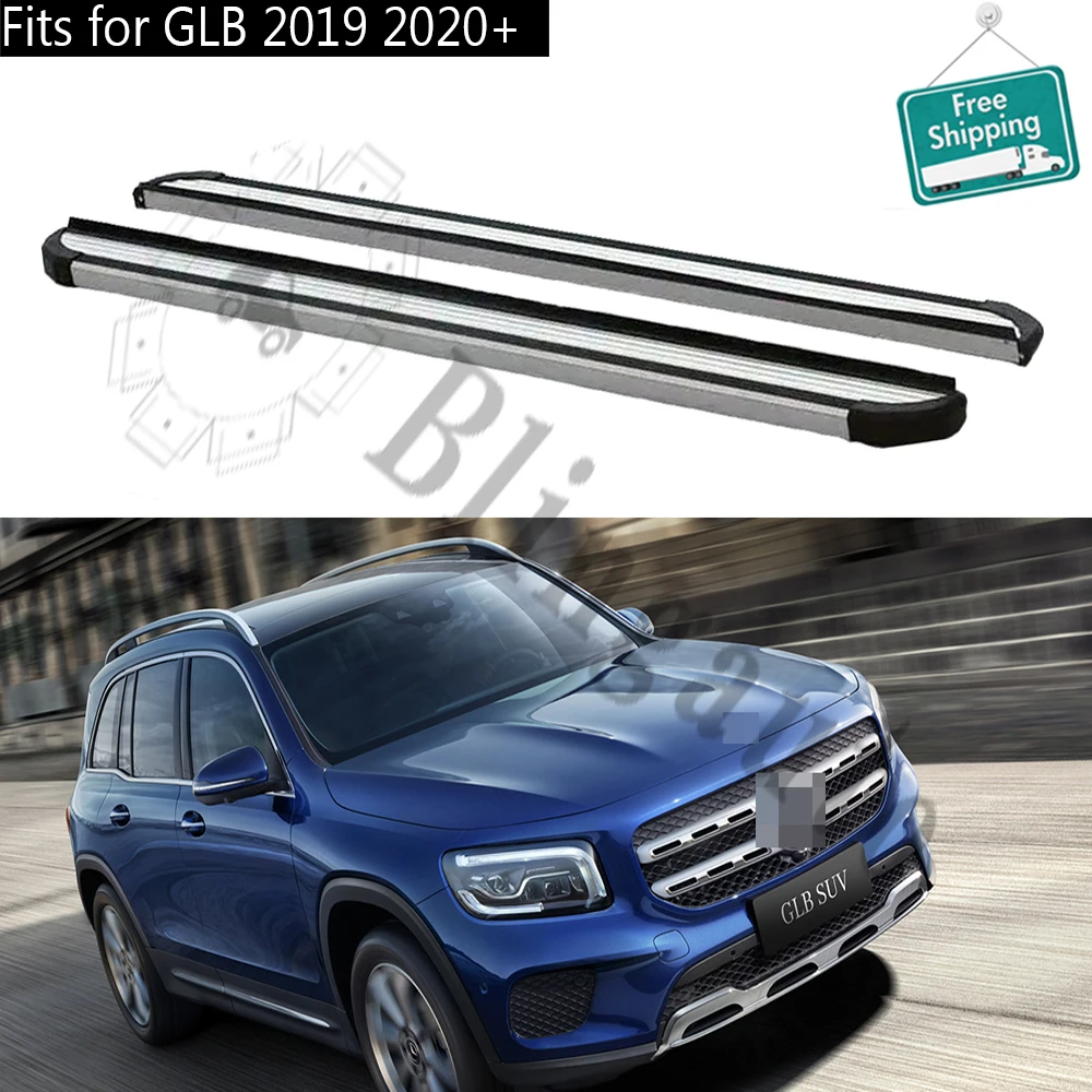 

Running board fits for M.ercedes Benz GLB 2019 2020+ side steps nerf bar car pedal side stairs side bar 2PCS