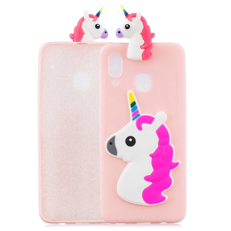K 3D единорога панда Cat Чехол с принтом "кактус" для Coque samsung Galaxy A10S A20S A30S A50S A10 A20 A20E A30 A40 A50 A70 A51 A71 чехол Funda - Цвет: K