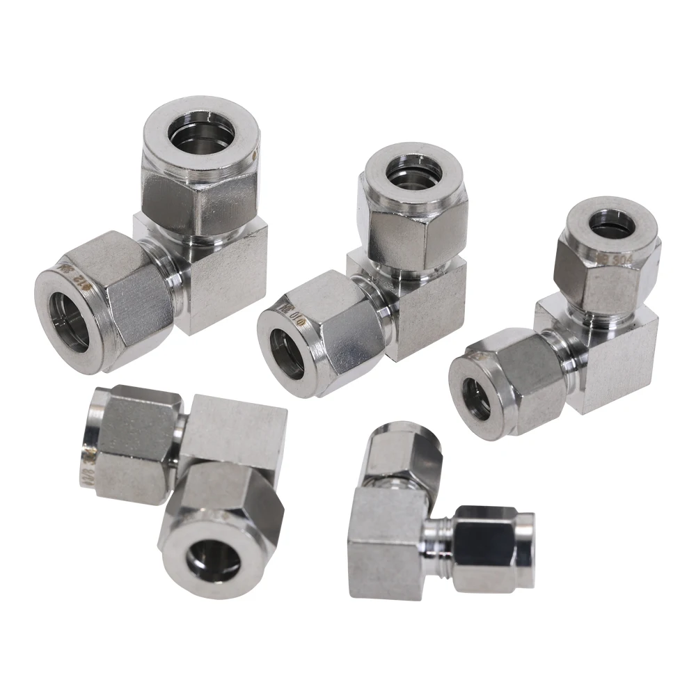 Фитинги для труб из нержавеющей стали 304 два наконечника O.D 3 4 6 8 10 12 1/8 &quot1/4&quot 3/8