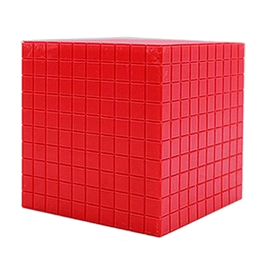 

Red Plastic Mathematics Training Cube Kid Early Learning Toys