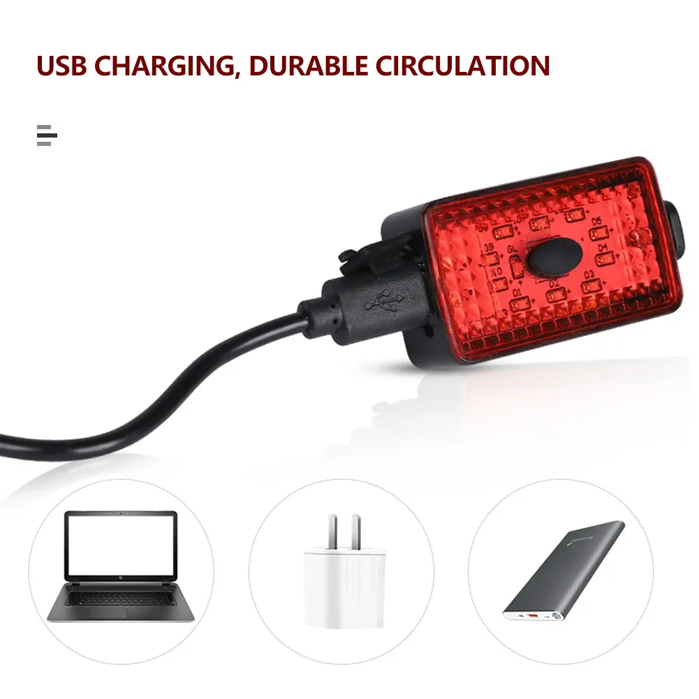 Задний фонарь для велосипеда MTB светодиодный защитный езды на велосипеде