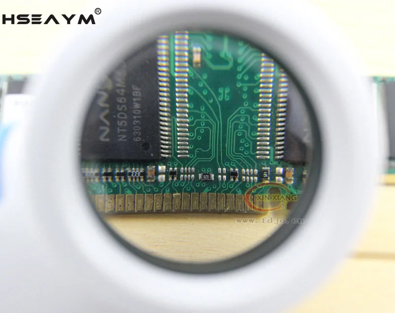 12X увеличительное белое пластиковое портативное ювелирное изделие для чтения