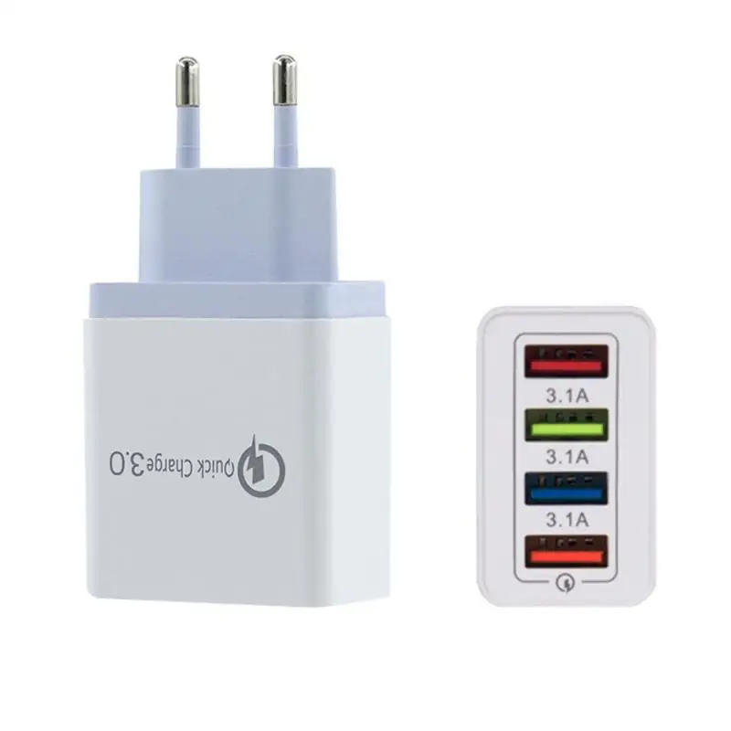 Sec 4 порта USB адаптер Автомобильное зарядное устройство 3 0 для Iphone Samsung Tablet ЕС