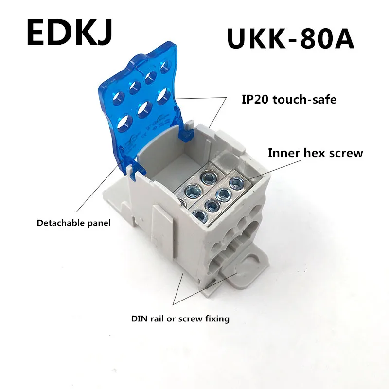 Клеммная колодка UKK80A для Din-рейки 1 шт. | Обустройство дома