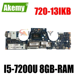 la e551p laptop motherboard for lenovo yoga 720 13ikb original mainboard with cpu i5 7200u 8gb ram 100 fully tested free global shipping
