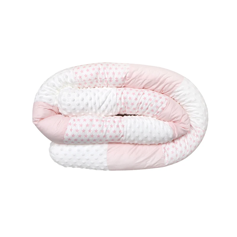 

Baby crib bedding crib bumper newborn room cotton snake shape star pattern bed cot bumper crib pillow children cradle bed decor