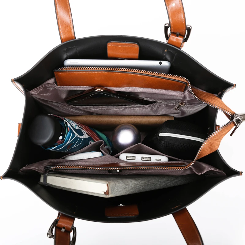 

2021 Elegant Luxury Handbags Women Bags Soft Leather Messenger Women Bag Large Shopper Totes Inclined Shoulder Bag Sac A Main