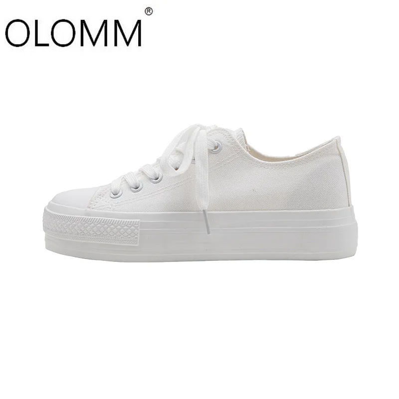 

Vulcanize Shoes New Style Sneakers Ladies Lace-up Casual Shoes Breathable Walking Canvas Shoes Tenis Feminino Women Shoes