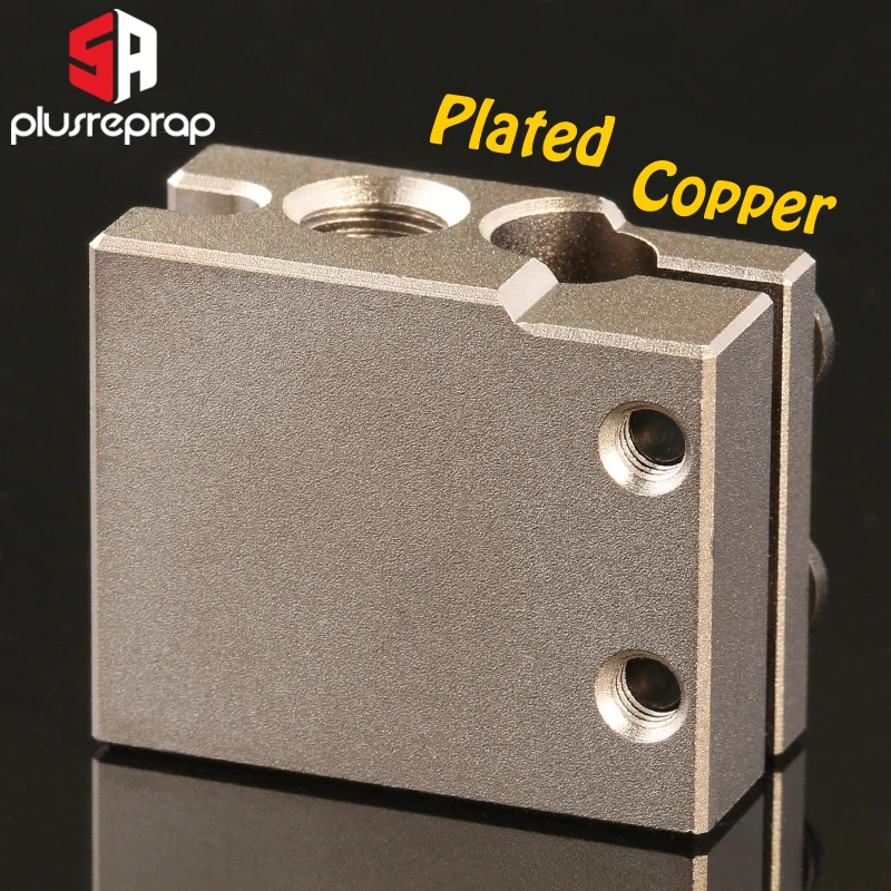 Премиум V6 вулкан алюминиевый или медный тепловой блок с покрытием для PT100 HT-100K E3d