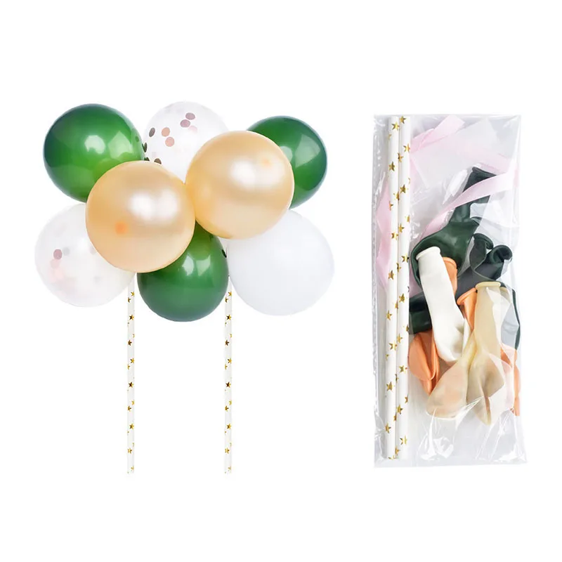 10pcs 5inch Balloon Garland Arch Cake Topper Novelty Wedding Toppers for Kids Birthday Party Baby Shower Decorations | Дом и сад
