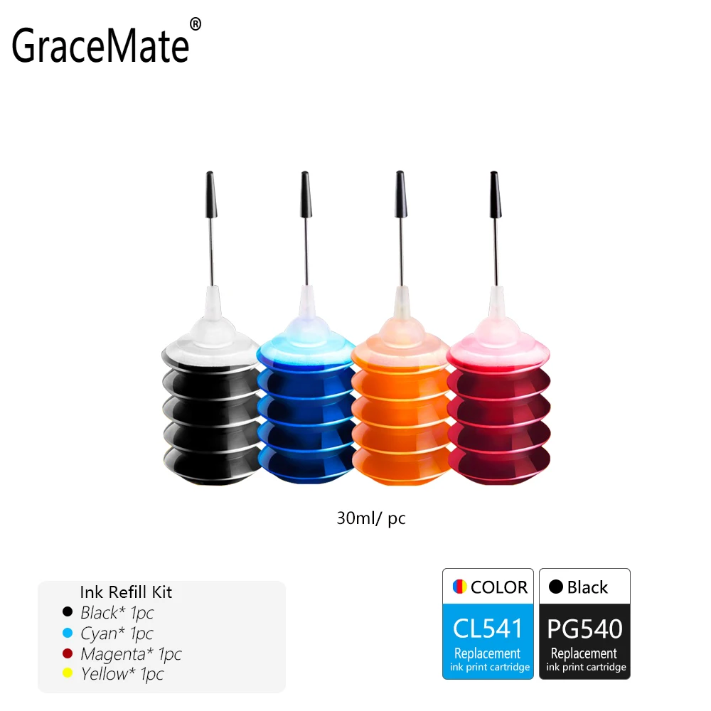 GraceMate PG540 CL541 чернильный картридж совместимый для Canon Pixma MG4250 MG3250 MG3255 MG3550 MG4100 MG4150
