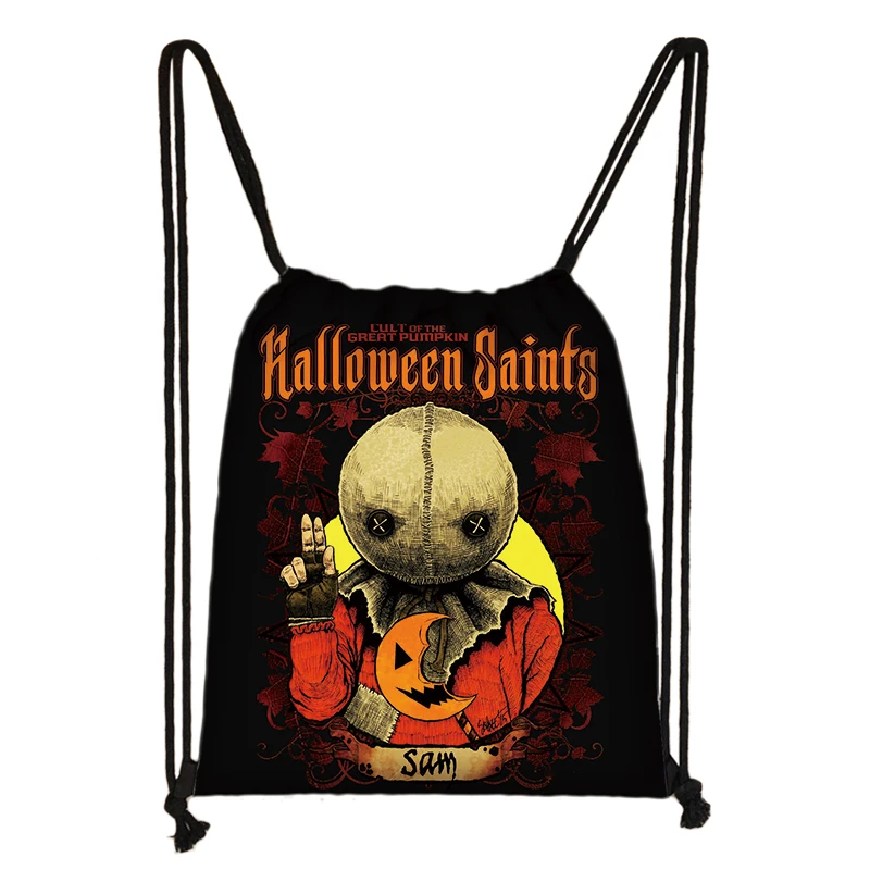 skdholloween22 Подарочная сумка для Хэллоуина, трюк или сумки для лечения, сумка для ведьмы, Сумка с кулиской, вечерние сумки для хранения конфет, Детская сумка с тыквой, упаковочная коробка - Цвет: skdholloween22