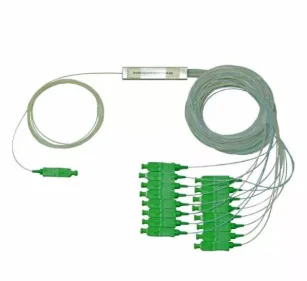 Divisor de fibra &oacute;ptica SC/SM APC 0,9mm, alta calidad, 1m, FTTH, 20 unidades/30 unids/lote, 1x16-3