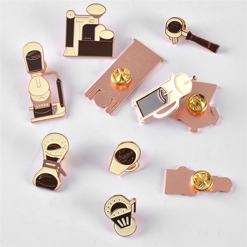 Новое поступление аксессуары для приготовления эспрессо бариста брошь кофе