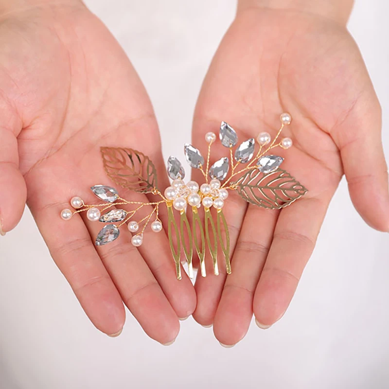 Женский винтажный гребень для волос свадебный аксессуар ручной работы с