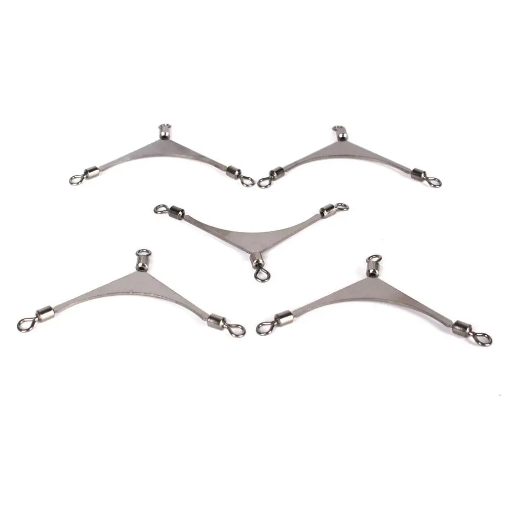 

Fishing Swivel Bifurcated American Pole Rotary Ring Metal Separator Hook Device High Speed Connector Fishing Gear Accessories