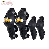 motorcycle knee elbow guards for men 4 pcs off road pc shell protection ce certificated locomotive shock proof protective gear