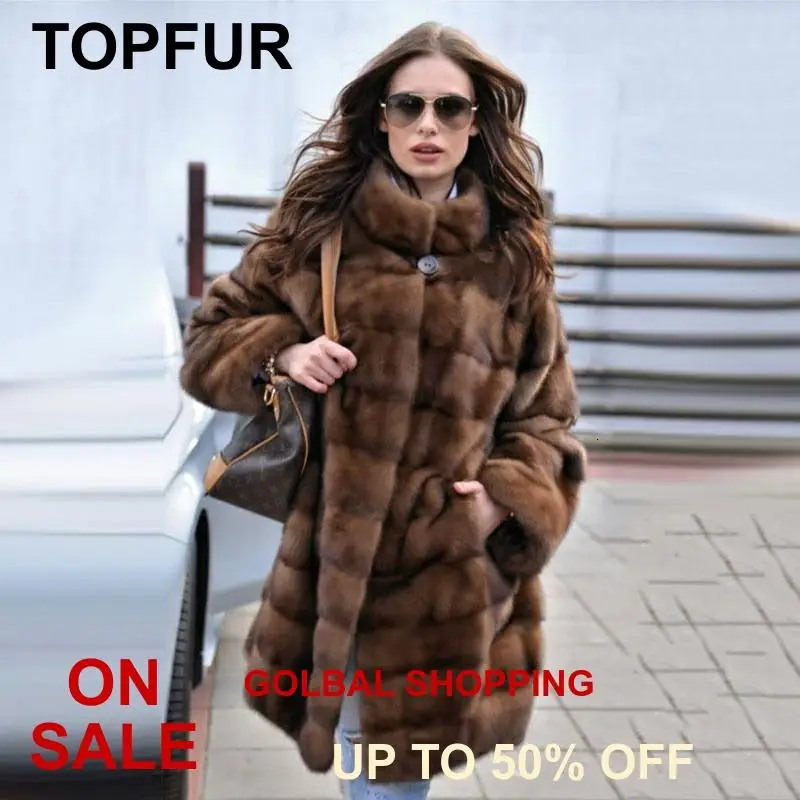 Женская куртка из натуральной кожи с натуральным мехом норки зимняя шуба