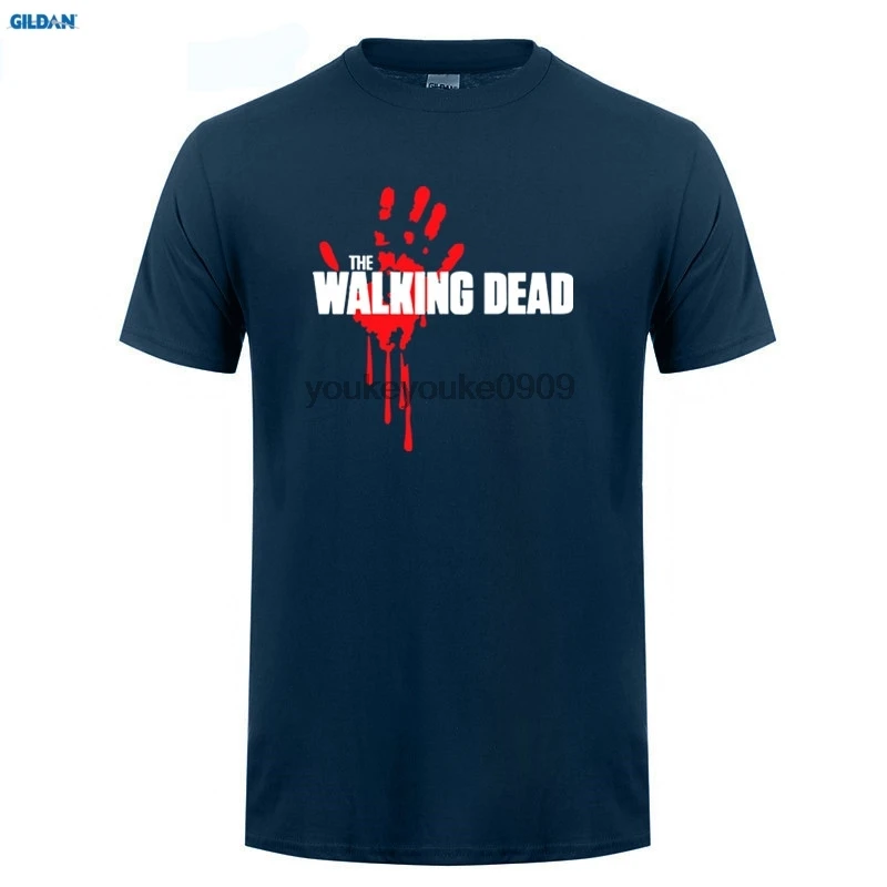 Zombies футболка Ходячие мертвецы для мужчин одежда любителей фильмов ужасов