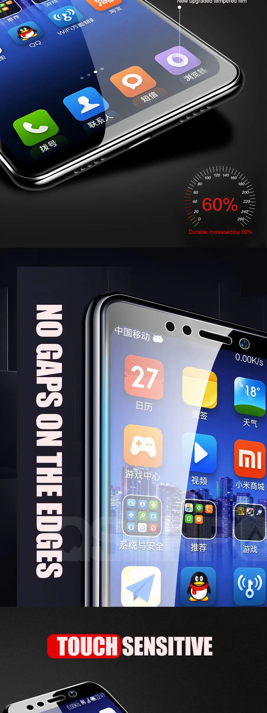 Закаленное стекло 9H для Xiaomi Redmi 5 Plus 5A S2 Redmi 4 4X 4A K20 Note 4 4X5 5A Pro Защитная пленка для экрана