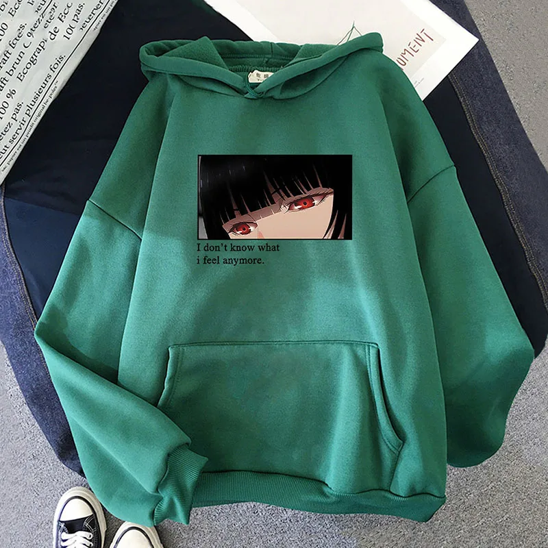 

Winter Kakegurui Yumeko Jabami Eyes Japanese Hoodies Men Harajuku Anime Streetwears Sweatshirt Hip Hop Cool Hoody Sweatshirts