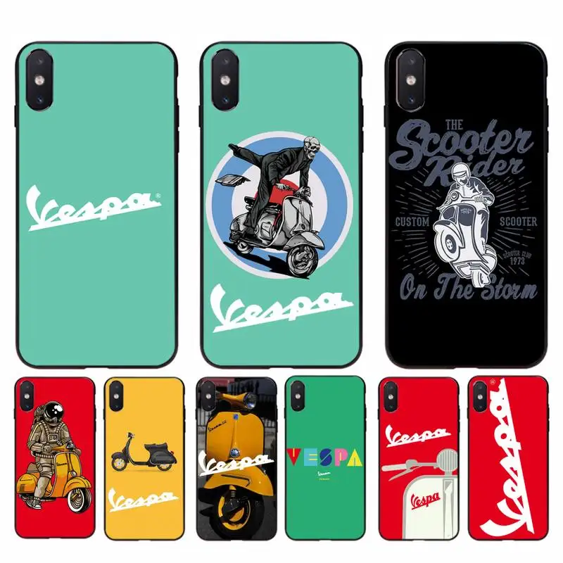 

Babaite Vespa Scooter Soft Phone Case Cover for iphone 13 11 Pro Max X XS MAX 6 6s 7 8 plus 5 5S 5SE XR SE2020