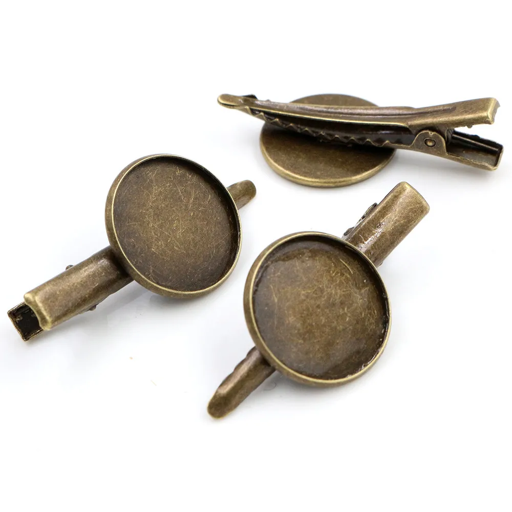 16/18/20 мм 10 шт Высококачественная бронзовая Посеребренная Медная шпилька для