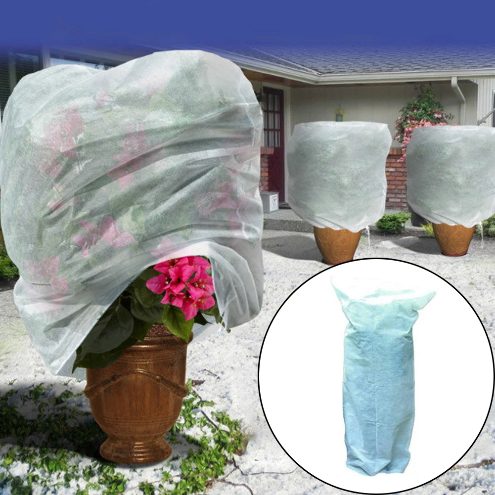 Теплый белый чехол для растений легко наносится прочный регулируемый Анти пыль