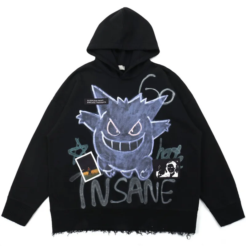 

Chao brand cartoon graffiti new thickened sweater in autumn and winter