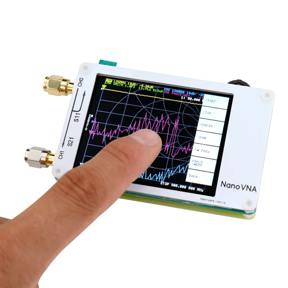 Портативный портативный Векторный анализатор сети 50 кГц 900 МГц цифровой дисплей