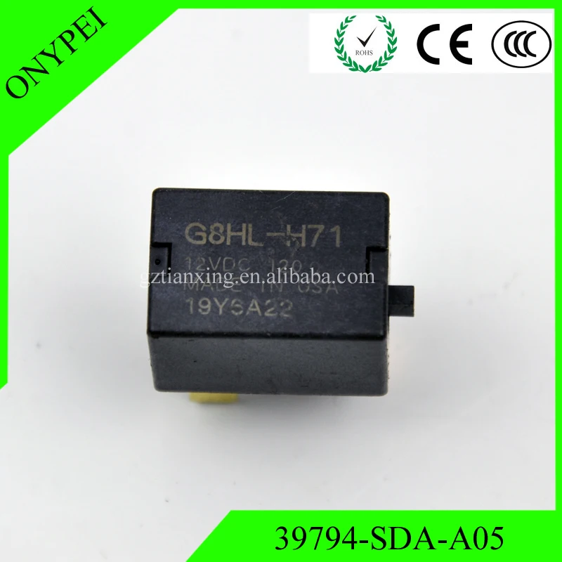 OEM #39794SDAA05 12V автомобильное черное реле кондиционирования воздуха для Honda 39794-SDA-A05