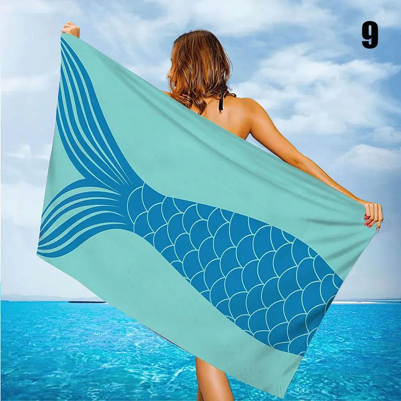 

Hot Quick Dry Sand Free Beach Towel Microfiber Bath Towels Beach Cushion Swimming 70*140cm