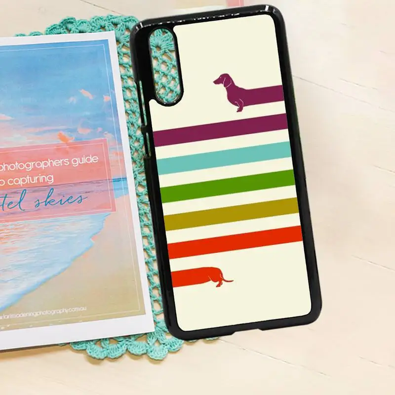 

Dachshund dog cute animal high quality Phone Case funda PC for iPhone 11 12 pro XS MAX 8 7 6 6S Plus X 5S SE 2020 XR