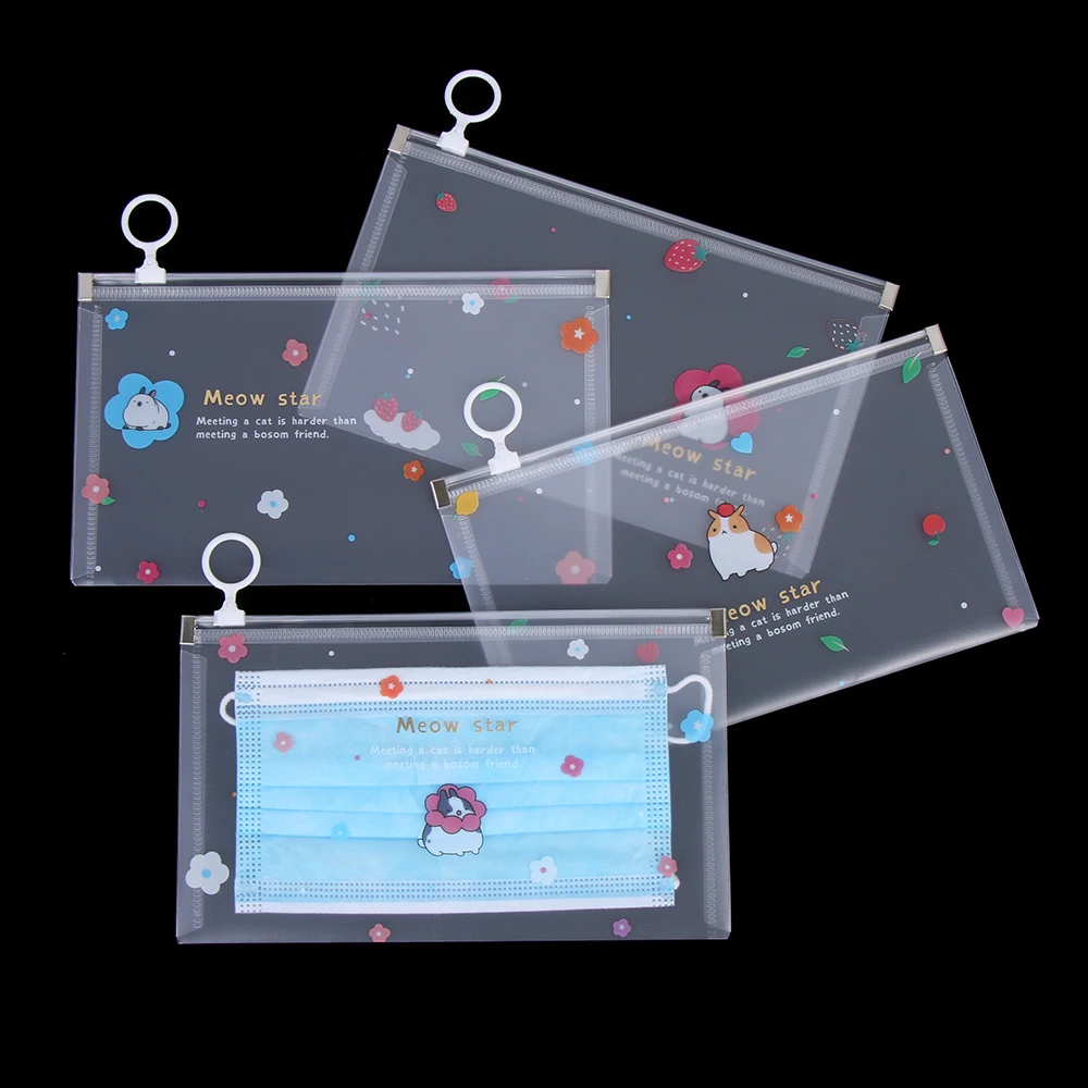 

4Pcs 2021 Hot Fashion Face Masks Bag Portable Cover Holder Storage Box Case Save Travel Temporary Organizer Container Bags