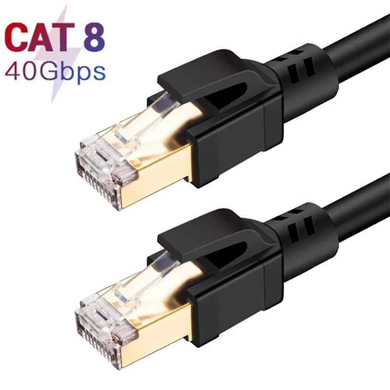 Cat8 Ethernet Cable RJ45 cable 40Gbps Super speed Cat 8 Network Lan Patch Cord for Router Modem PC |
