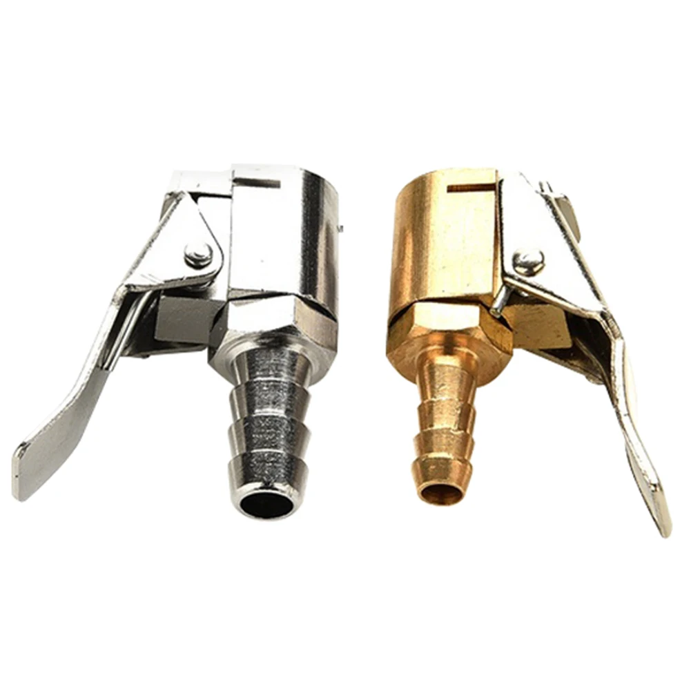 6/8mm Car Tire Wheel Inflator Pump Valves Clip On Air Hose Chuck Clamp Connector Accessories Professional Spared Parts | Автомобили и