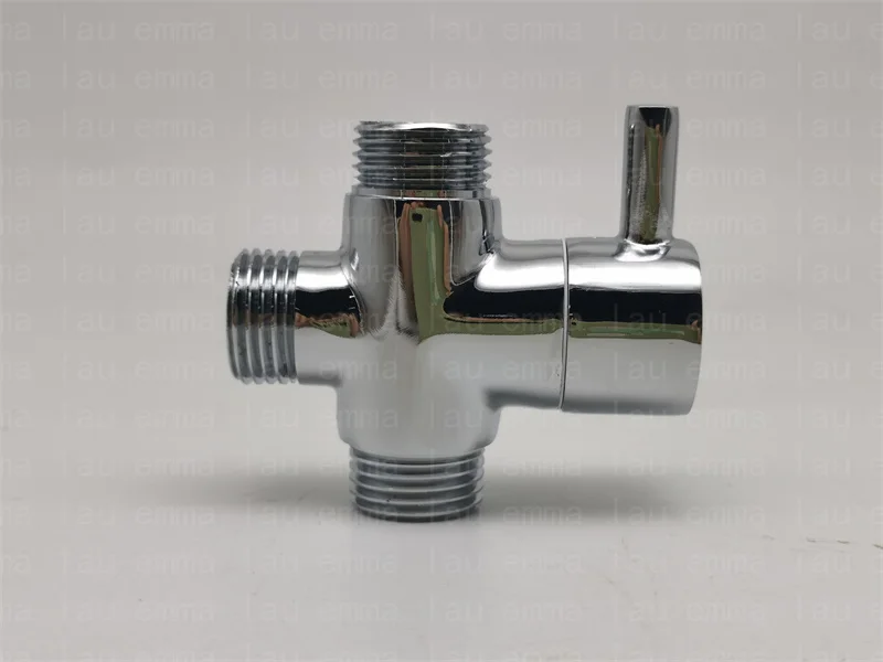 Üç yollu su saptırıcı T şeklinde adaptörü duş yönlendiriciler konektörü tuvalet bide su ayırıcı musluk Splitter vana