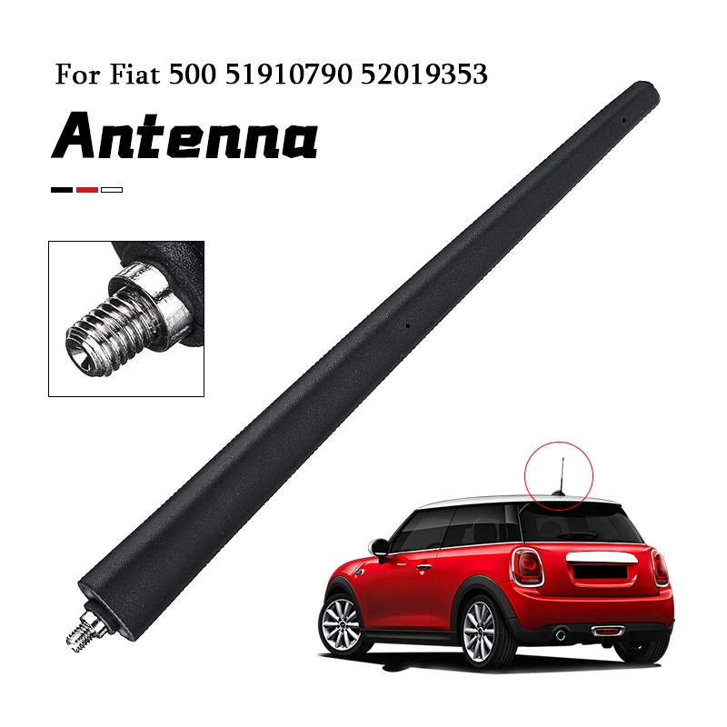 

For Fiat 500 51910790 52019353 Black Antenna Car Radio Aerials Antenna Aerial Mast Antenna