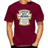 new catch up with jesus lettuce praise relish him cuz 2021 brand 2021 men clothing fashion men design a shirt