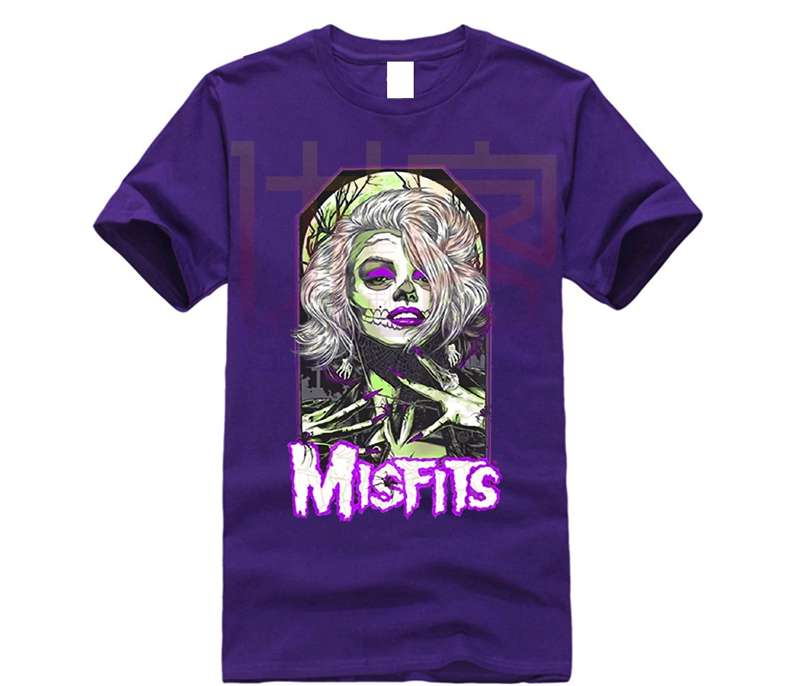 Мужская футболка Misfits оригинальный Misfit скелет череп s черная забавная Новинка для