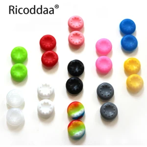 4 шт., силиконовые аналоговые ручки для джойстиков PlayStation 4, PS4 Pro, Slim, для XBox One, Elite X S