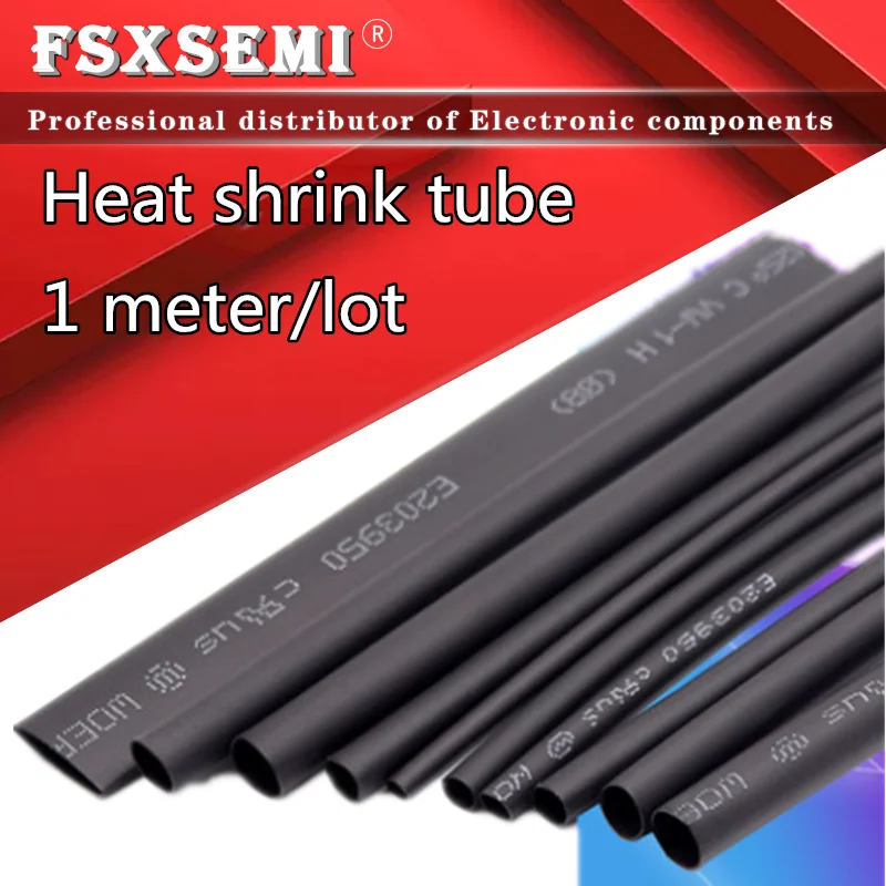 

1 Meter 2:1 14mm 15mm 16mm 18mm 20mm 22mm 25mm 28mm 30mm Heat Shrink Heatshrink Tubing Tube Sleeving Wrap Wire