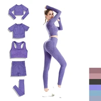 womens workout clothes seamlessly embellished yoga wear sportswear high waist leggings suit tops pants 2 or 3 or 5