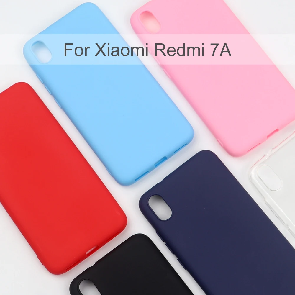 Силиконовый чехол для Xiaomi Redmi 7A мобильный телефон TPU мягкий чехол-накладка |